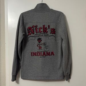 Sport Tek Nicks English Huy Half Zip Beer Alcohol Pub Sweater Sweatshirt Indiana